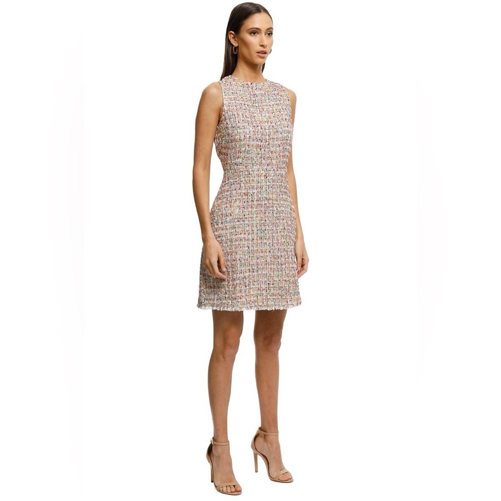 ALEXIA ADMOR Metallic Tweed Sheath Dress 6